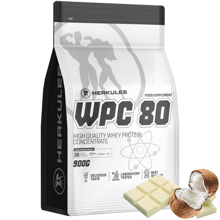 WPC 80 900g, Herkules – najwyższej jakości koncentrat serwatkowy!