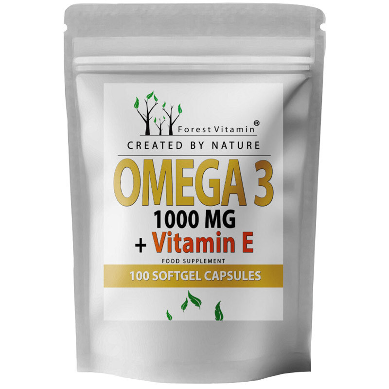 FOREST VITAMIN Omega 3 1000mg+Vitamin E 100caps