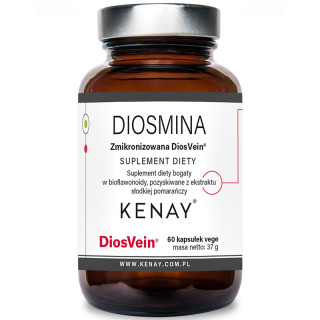 Diosmina 60 kapsułek, Kenay – diosmina pozyskiwana z pomarańczy!