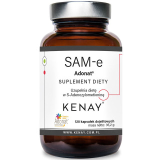 Sam-e Adonat 120 kapsułek, Kenay – naturalne wsparcie organizmu!
