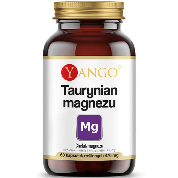 Taurynian Magnezu 60 kapsułek, Yango – na pracę układu nerwowego!