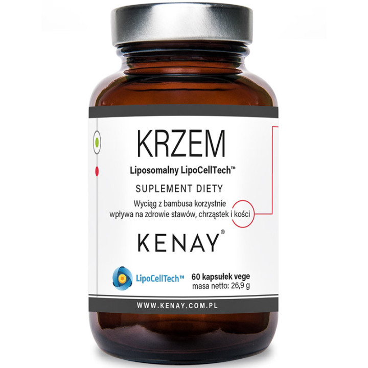 Krzem 60 kapsułek, Kenay – zdrowie stawów, chrząstek i kości!