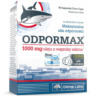 OLIMP Odpormax 60caps, Olimp olej z wątroby rekina na odporność