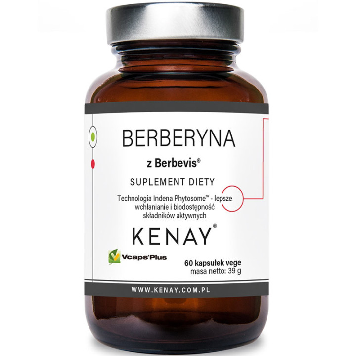 Berberyna Fitosomowa 60 kapsułek, Kenay – optymalna bioapsorpcja!