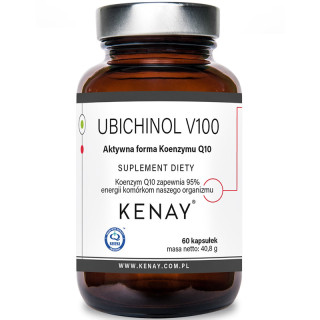 Ubichinol V100 60 kapsułek, Kenay – 95% energii naszego organizmu!