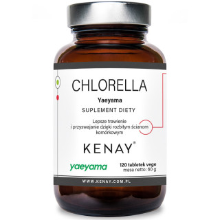 Chlorella Yaeyama 120 tabletek, Kenay – produkt zapewniający lepsze trawienie Twojego organizmu!
