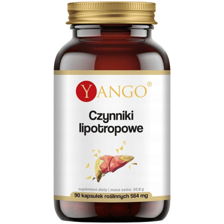 Czynniki Lipotropowe 90 kapsułek wegańskich, Yango - zdrowie wątroby!