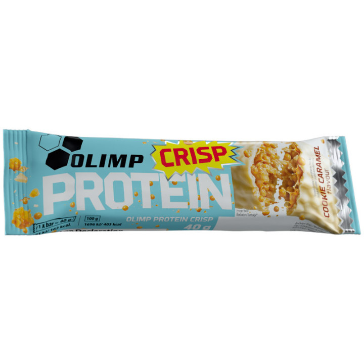 Protein Crisp Bar 40g, Olimp - szybka energia, dla aktywnych!