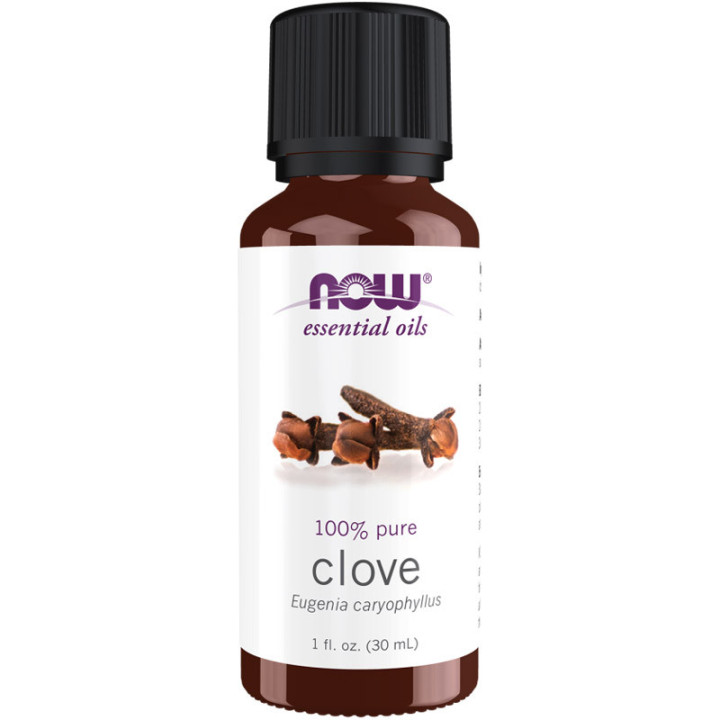 Essential Oils 100% Pure Clove Oil 30ml, NOW - intensywny aromat!