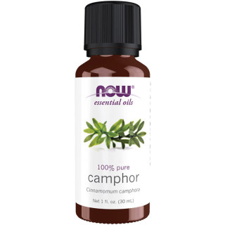 Essential Oils 100% Pure Camphor 30ml, NOW - naturalna świeżość!