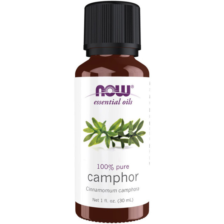 Essential Oils 100% Pure Camphor 30ml, NOW - naturalna świeżość!