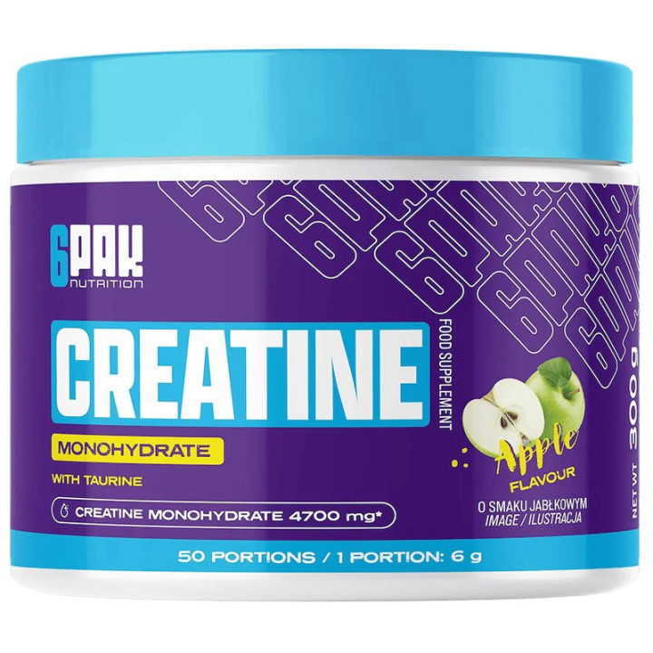 Creatine Monohydrate 300g, 6PAK Nutrition – moc, siła i wytrzymałość!