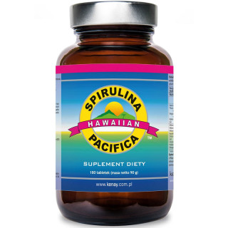 Spirulina Hawaiian Pacifica 180 tabletek, Kenay – spirulina wspomagająca system immunologiczny i pomaga kontrolować wagę!