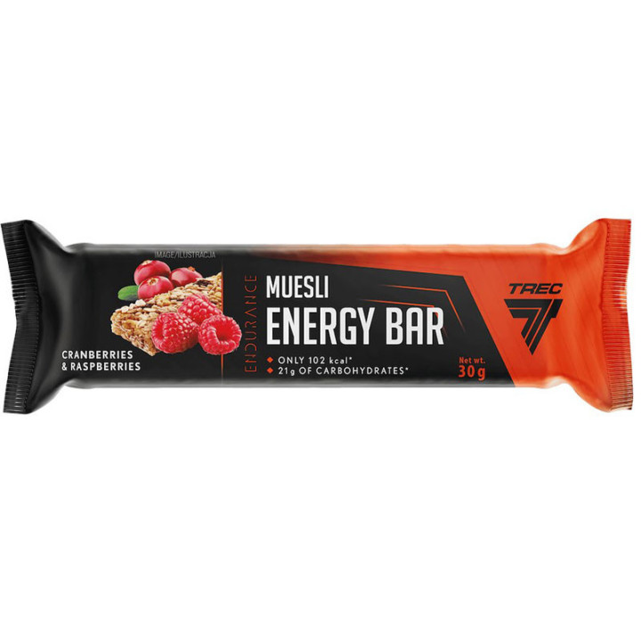 Endurance Muesli Energy Bar 30g, Trec – wsparcie energii, siły!
