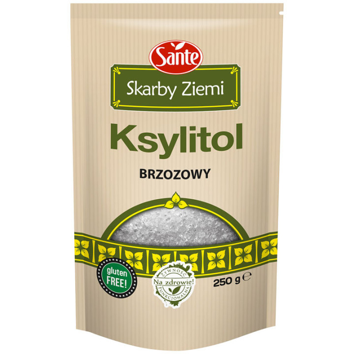 Skarby Ziemi Ksylitol Brzozowy 250g, Sante - naturalny zamiennik cukru!