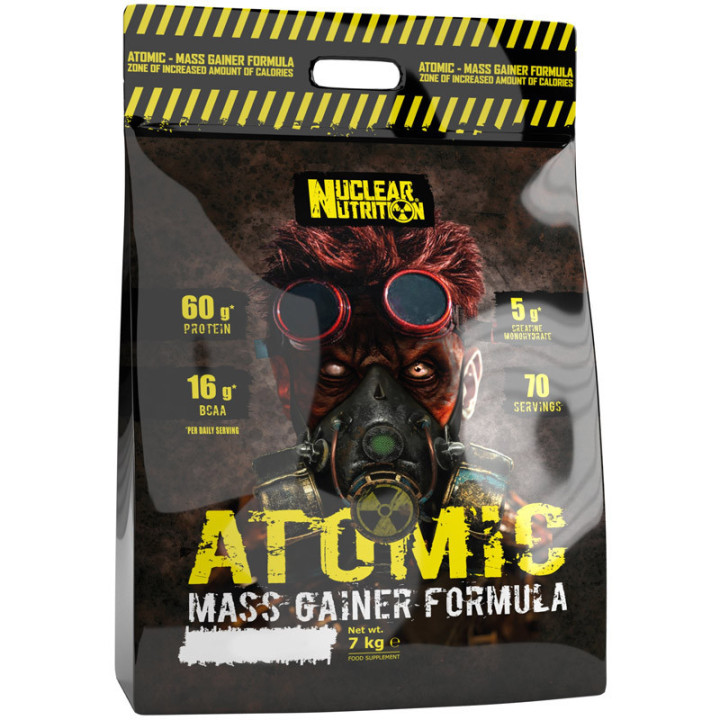 Atomic Mass Gainer Formula 7000g, Nuclear Nutrition – zaawansowana formuła węglowodanowo-białkowa!