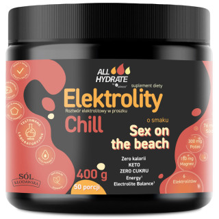 Elektrolity Chill 400g, ALLHydrate – kompleks elektrolitów i aminokwasów!