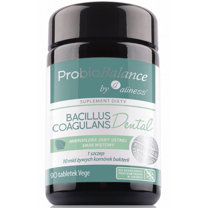 ProbioBalance Bacillus Coagulans Dental 90t, Aliness – na jamę ustną!