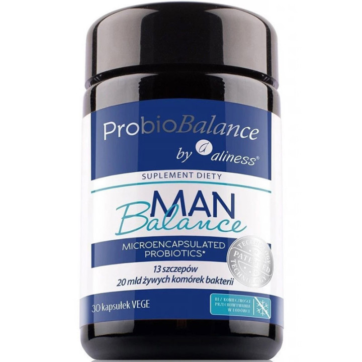 ProbioBalance Man Balance 30 vcaps, Aliness – z myślą o mężczyznach!