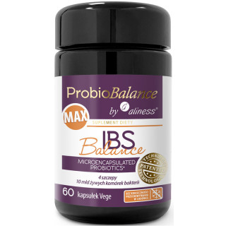 ProbioBalance IBS Balance MAX 60c, Aliness – zaawansowany synbiotyk!