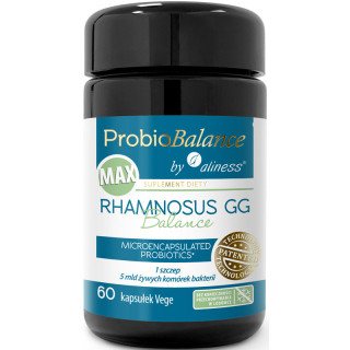 ProbioBalance Rhamnosus GG Balance MAX 60c, Aliness – z kultowym szczepem LGG®!