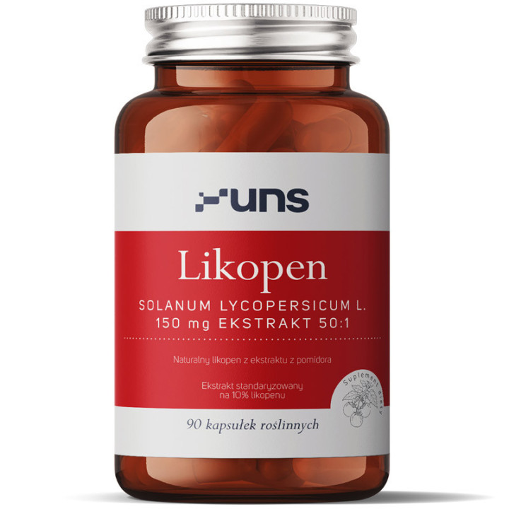 Likopen Solanum Lycopersicum 90 kapsułek, UNS – silna ochrona antyoksydacyjna!