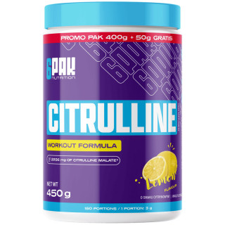 Citrulline 450g, 6PAK Nutrition – maksymalna pompa mięśniowa!