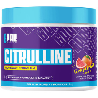 Citrulline 200g, 6PAK Nutrition – idealna przed treningiem siłowym!