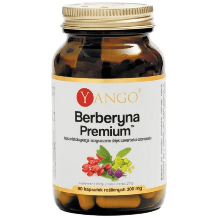 Berberyna Premium 90 kapsułek, Yango – świetne właściwości zdrowotne!