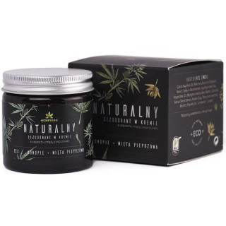 Naturalny Dezodorant w Kremie Konopie &Mięta Pieprzowa 65g, HempKing – naturalna świeżość i skuteczna ochrona!