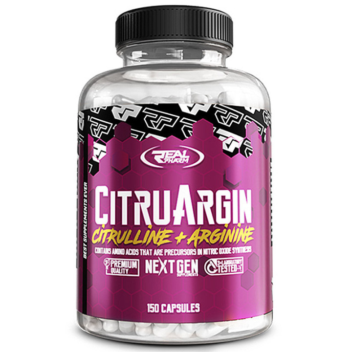 CitruArgin 150 kapsułek od Real Pharm – wsparcie wydolności, pompy!
