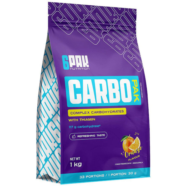 Carbo Pak 1000g, 6Pak – węglowodany o różnym indeksie glikemicznym!