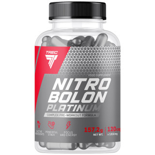 Nitrobolon Platinum 120 kapsułek, Trec – legendarna przedtreningówka w zupełnie nowej odsłonie!