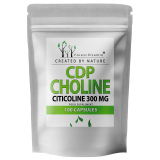 CDP Choline 300mg 100 kapsułek, Forest Vitamin – dla układu nerwowego!