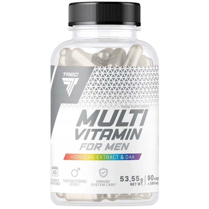 Multivitamin For Men 90, Trec – kompleks witaminowy dla mężczyzn!