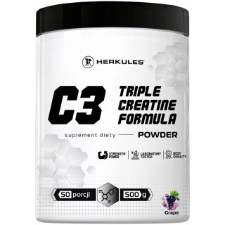C3 Triple Creatine Formula 500g, Herkules - trójskładnikowa formuła!