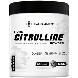 Pure Citrulline Powder 200g, Herkules – wsparcie pompy mięśniowej!