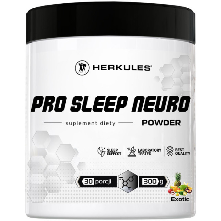 PRO Sleep Neuro Powder 300g, Herkules - formuła dla głębokiego snu!