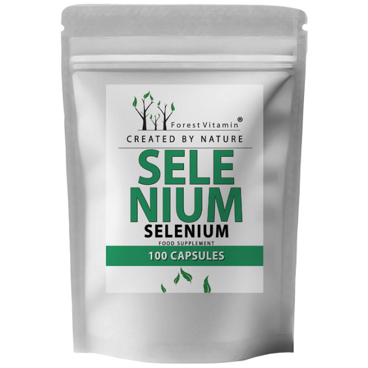 Selenium 200ug 100caps, Forest Vitamin – wsparcie odporności, tarczycy