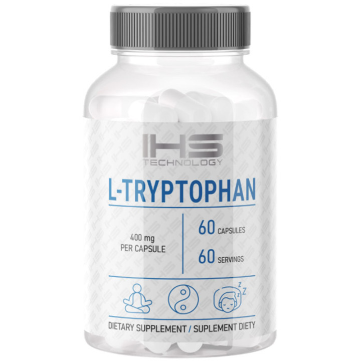 L-Tryptophan 60 kapsułek, IHS - naturalne wsparcie snu, regeneracji!