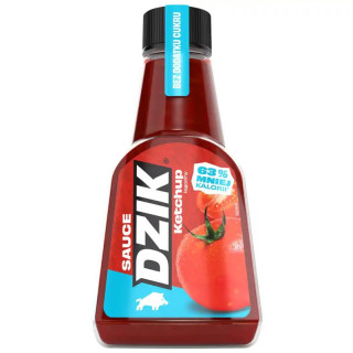 Dzik Zero Sauce Ketchup 430g, WKDZIK - intensywny ketchupowy smak!