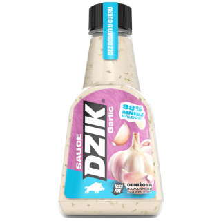 Dzik Zero Sauce Garlic 430g, WKDZIK – idealny sos do fit kuchni!