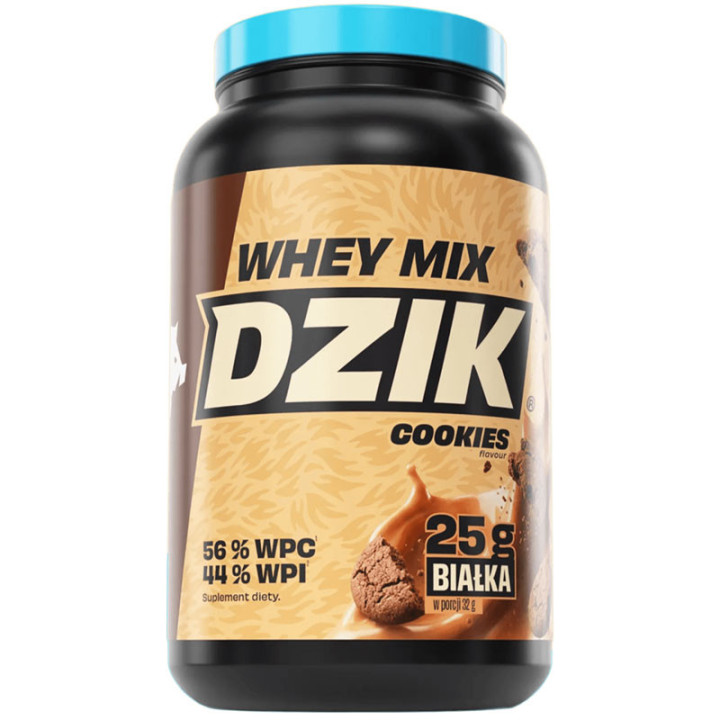 Dzik Whey Mix 704g, WKDZIK – wsparcie regeneracji, rozwoju mięśni!