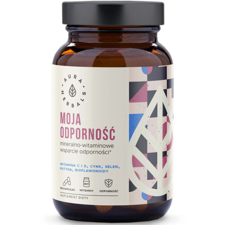 Moja Odporność Minerały i Witaminy 60caps, Aura Herbals - ochrona organizmu!