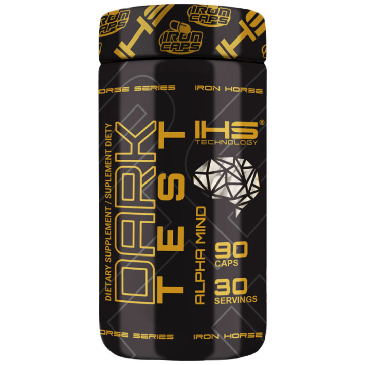 Dark Test Alpha Mind 90 kapsułek, IHS - wsparcie testosteronu, energii