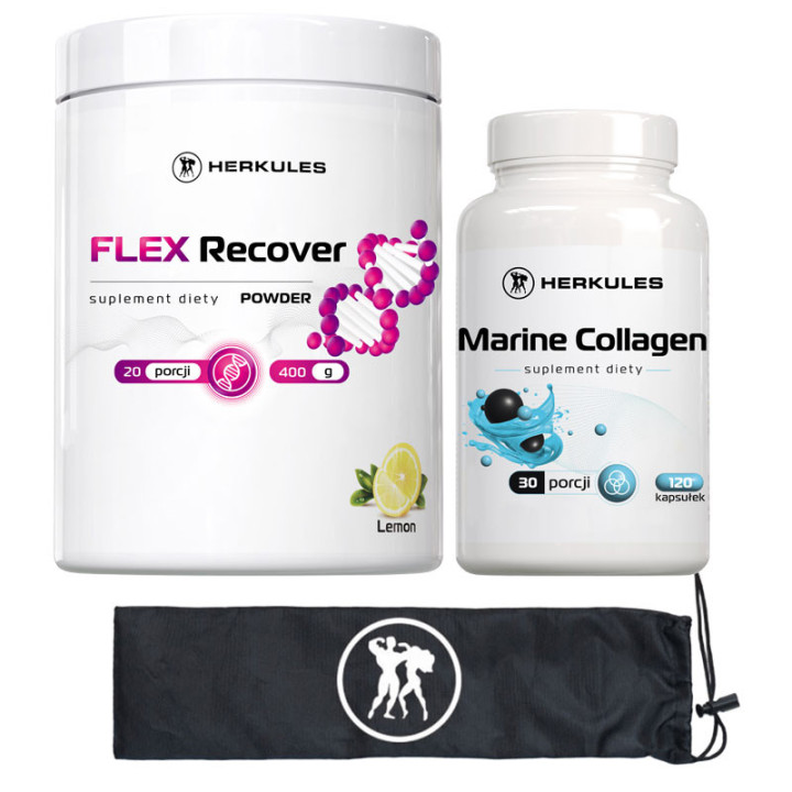 HERKULES REGEN PRO – Regeneracja, Stawy i Mobilność | Flex Recover + Kolagen + Mini Bands