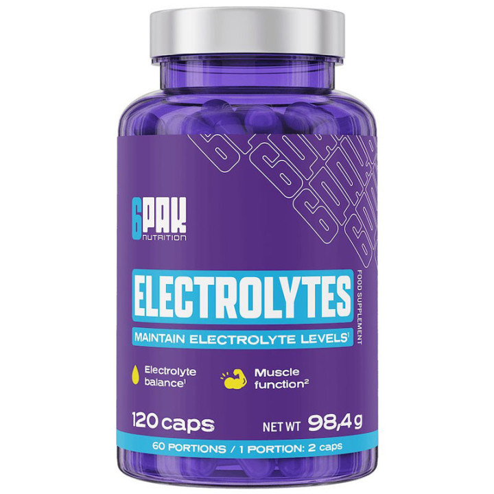 Electrolytes 120 kapsułek, 6PAK Nutrition - kompleks elektrolitów i minerałów!