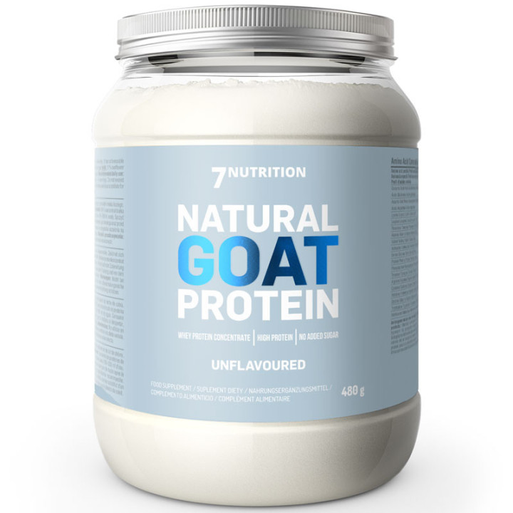 Natural Goat Protein 480g, 7Nutrition - wysokiej jakości białko kozie!