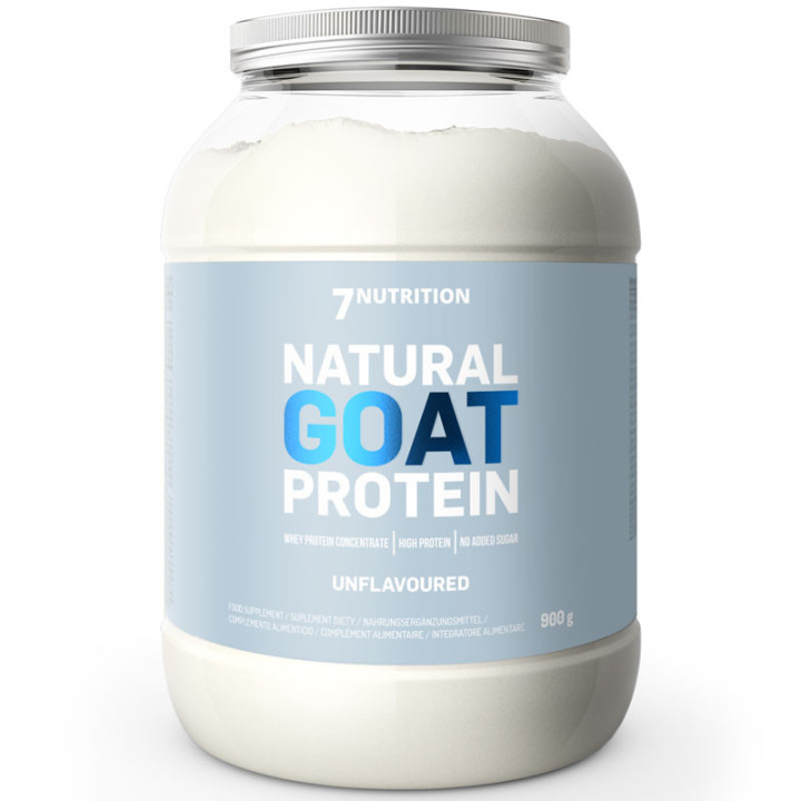 Natural Goat Protein 900g, 7Nutrition - wysokiej jakości białko kozie!