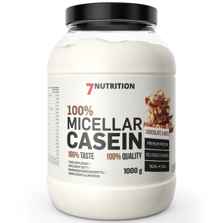 100% Micellar Casein 1000g, 7Nutrition - micelarna kazeina premium!